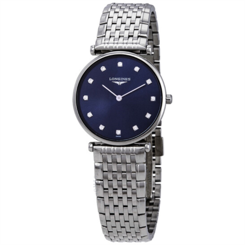 Longines La Grande Classique Sunray Blue Diamond Dial Ladies Watch