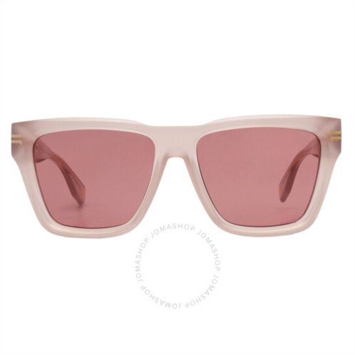 Marc Jacobs Burgundy Square Ladies Sunglasses