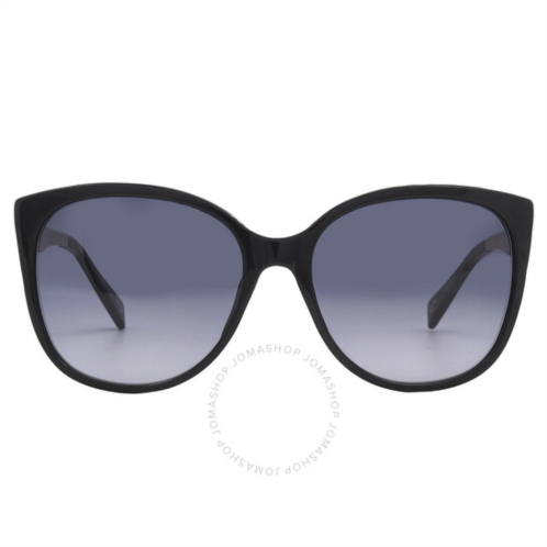 Marc Jacobs Dark Grey Gradient Butterfly Ladies Sunglasses