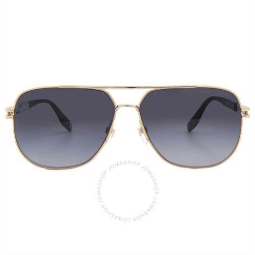 Marc Jacobs Dark Grey Shaded Navigator Mens Sunglasses