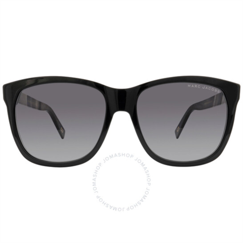 Marc Jacobs Grey Gradient Square Ladies Sunglasses