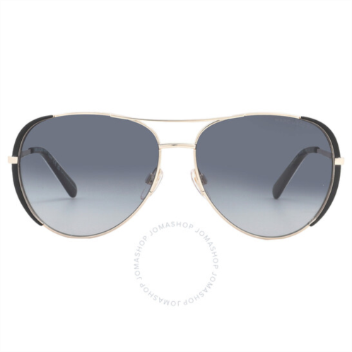 Marc Jacobs Grey Shaded Pilot Ladies Sunglasses