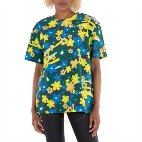 Marni Ladies Multicolor Flower Print T-shirt, Brand Size 38 (US Size 4)