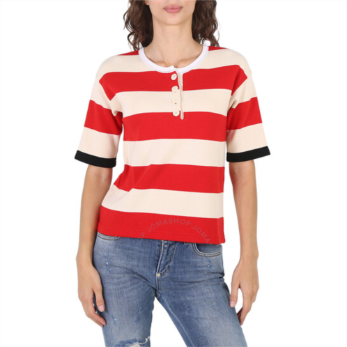 Marni Ladies Striped Crewneck Shirt, Brand Size 42 (US Size 8)