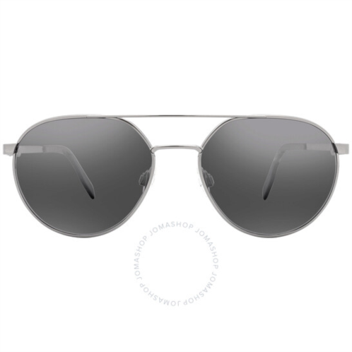 Maui Jim Waterfront Dual Mirror Silver to Black Round Unisex Sunglasses
