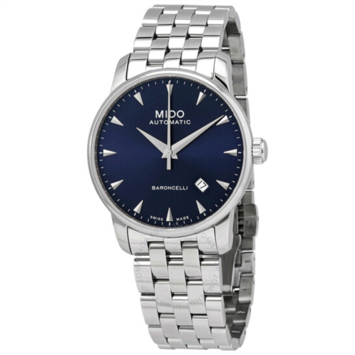 Mido Automatic Blue Dial Stainless Steel Mens