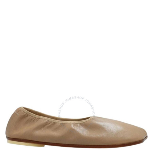 Mm6 Maison Margiela Incense Ballet Leather Flats, Brand Size 37 ( US Size 7 )