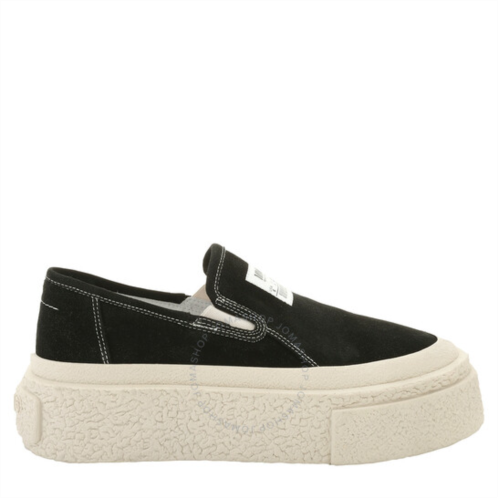 Mm6 Maison Margiela Ladies Black Slip-On Platform Sneakers, Brand Size 36 ( US Size 6 )