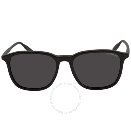 Montblanc Grey Square Mens Sunglasses