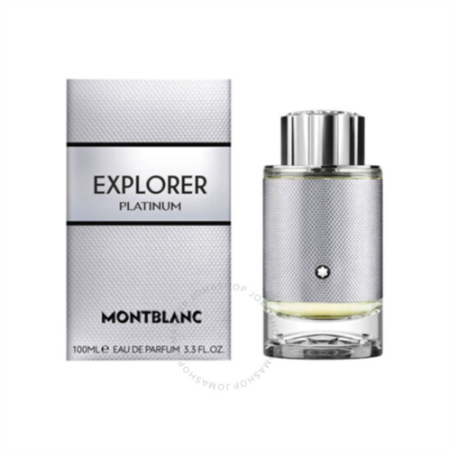 Montblanc Mens Explorer Platinum EDP Spray 3.4 oz Fragrances
