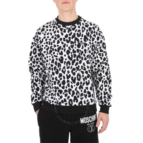 Moschino Underwear Animal Print Cotton Sweatshirt, Size Medium