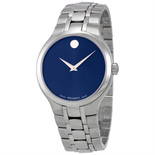 Movado Collection Blue Dial Mens Watch