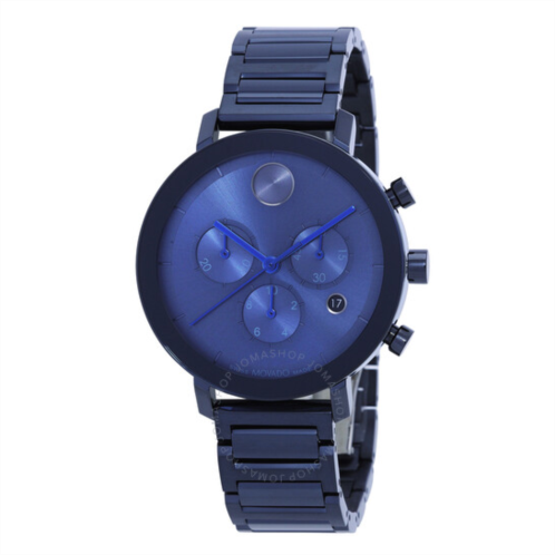 Movado Bold Evolution Chronograph Quartz Blue Dial Ladies Watch