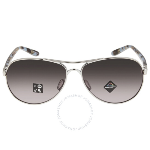 Oakley Feedback Prizm Grey Gradient Pilot Ladies Sunglasses