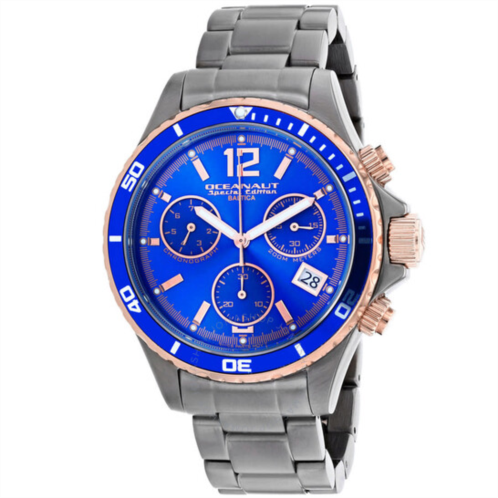 Oceanaut Baltica Special Edition Chronograph Quartz Blue Dial Mens Watch