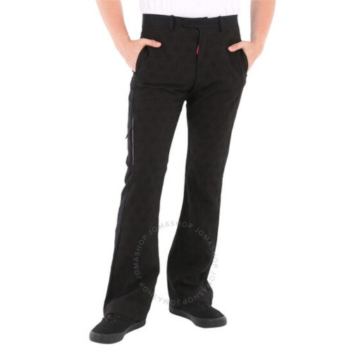 Off-White Black Logo Tailored Trousers, Brand Size 46 (Waist Size 30)