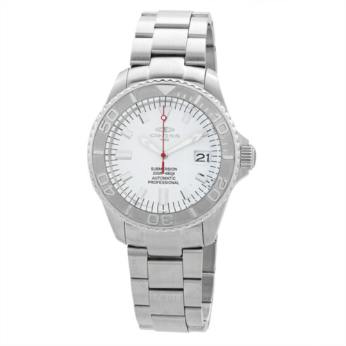 Oniss Automatic White Dial Mens Watch