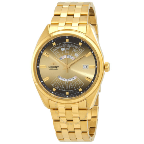 Orient Multi Year Gold Dial Mens Watch