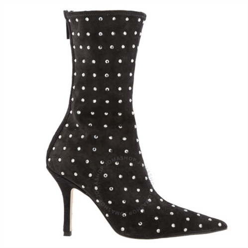 Paris Texas Ladies Black Diamond Holly Mama Ankle Boots, Brand Size 35 ( US Size 5 )