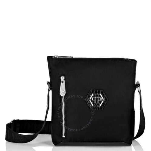 Philipp Plein Hexagon Logo Nylon Crossbody Bag