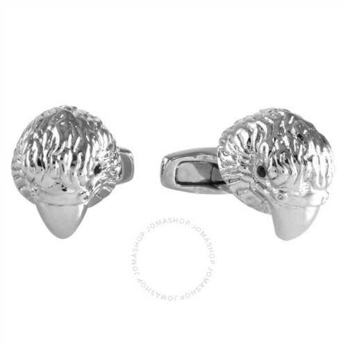 Picasso And Co Rhodium Plated Falcon Cufflinks