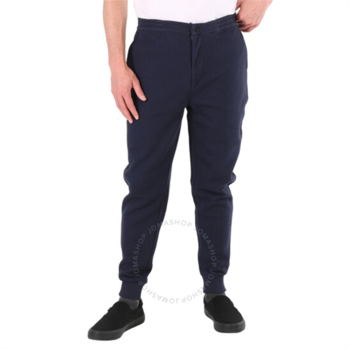 Polo Ralph Lauren Mens Aviator Navy Double-Knit Jogging Pants, Size Medium