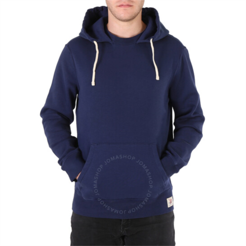 Polo Ralph Lauren Mens Navy Vintage Fleece Hoodie, Size Medium