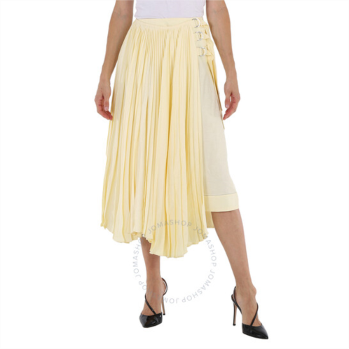 Proenza Schouler Asymmetric Pleated Side Buckle Skirt, Brand Size 2