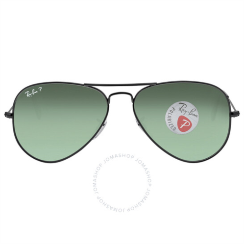 Ray-Ban Aviator Classic Green Polarized Unisex Sunglasses