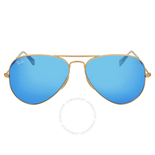 Ray-Ban Aviator Flash Lenses Blue Unisex Sunglasses