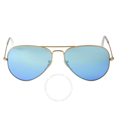 Ray-Ban Aviator Flash Lenses Polarized Blue Unisex Sunglasses