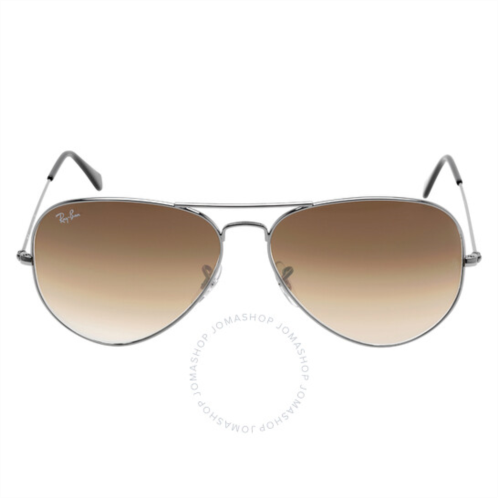 Ray-Ban Aviator Gradient Light Brown Unisex Sunglasses