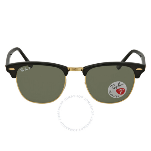 Ray-Ban Clubmaster Classic Polarized Green Classic G-15 Square Unisex Sunglasses