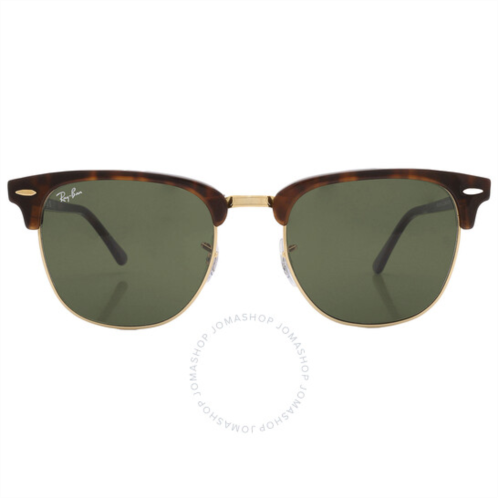 Ray-Ban Clubmaster Classic Green Square Unisex Sunglasses