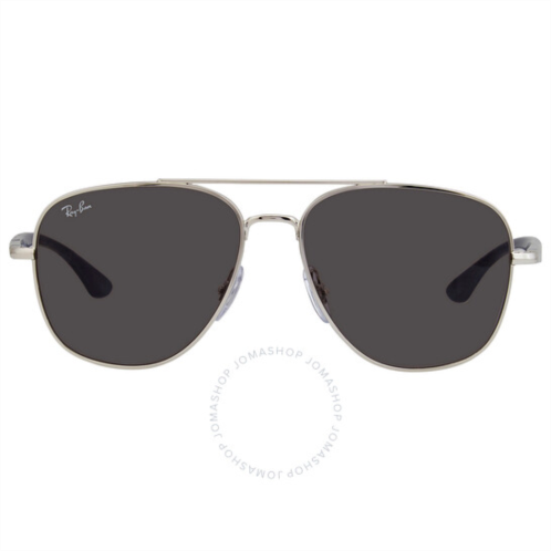 Ray-Ban Dark Grey Aviator Unisex Sunglasses