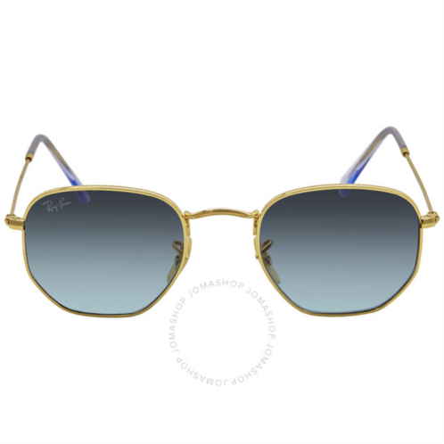 Ray-Ban Hexagonal Flat Lenses Blue Gradient Unisex Sunglasses