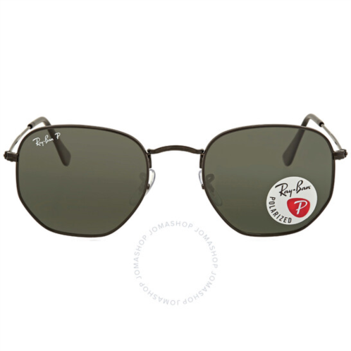 Ray-Ban Hexagonal Flat Lenses Polarized Green Classic G-15 Unisex Sunglasses