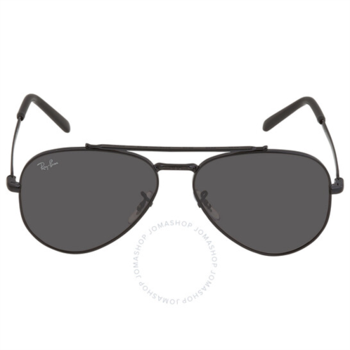 Ray-Ban New Aviator Dark Gray Unisex Sunglasses