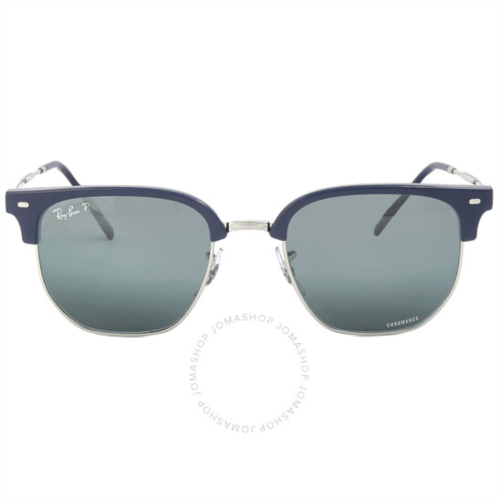 Ray-Ban New Clubmaster Polarized Blue Mirrored Unisex Sunglasses