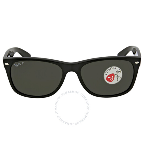 Ray-Ban New Wayfarer Classic Polarized Green Classic G-15 Unisex Sunglasses