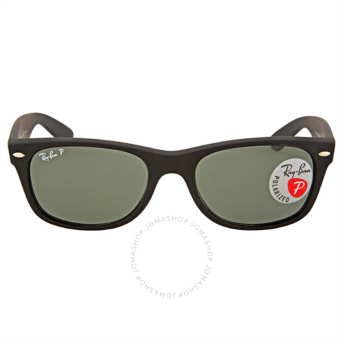 Ray-Ban New Wayfarer Classic Polarized Green Unisex Sunglasses