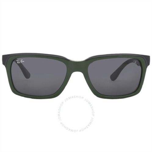 Ray-Ban Scuderia Ferrari Dark Gray Rectangular Unisex Sunglasses