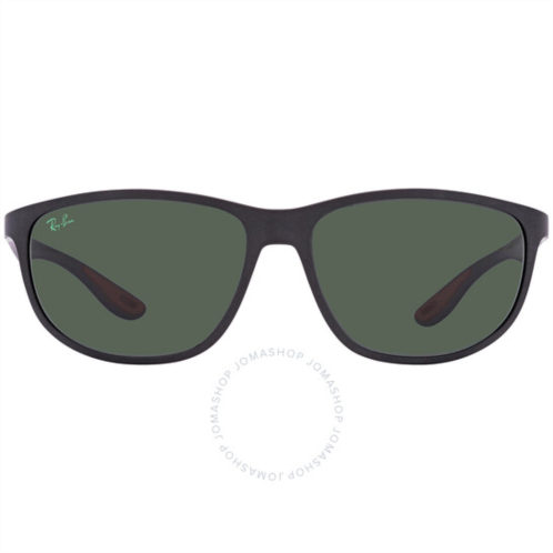 Ray-Ban RB4394M SCUDERIA FERRARI COLLECTION Dark Green Pillow Unisex Sunglasses