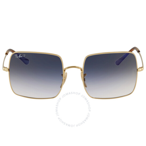 Ray-Ban Square 1971 Classic Polarized Blue/Grey Gradient Unisex Sunglasses