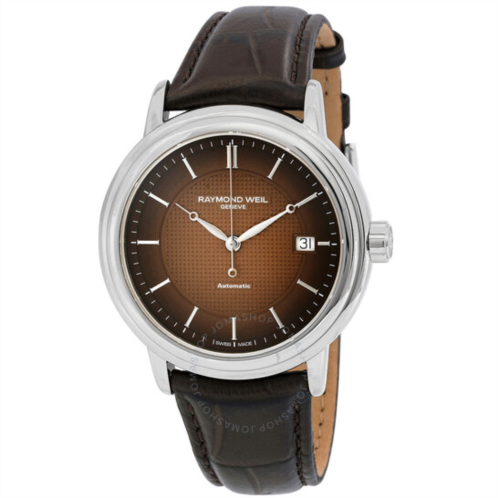 Raymond Weil Maestro Automatic Brown Dial Mens Watch