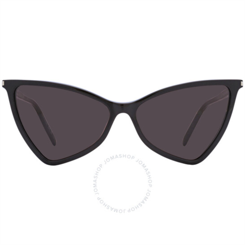 Saint Laurent Black Butterfly Ladies Sunglasses