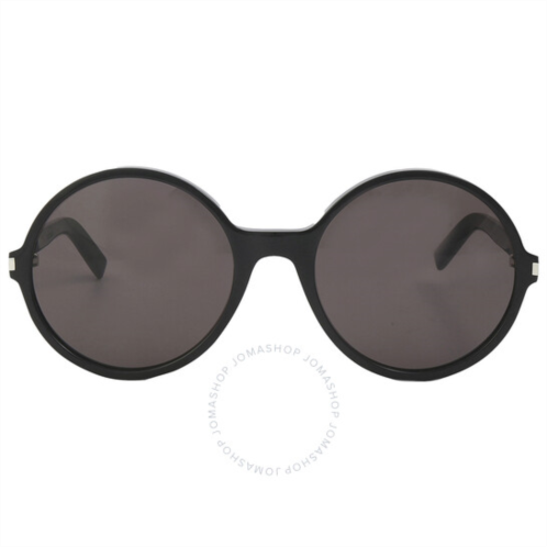 Saint Laurent Black Round Ladies Sunglasses