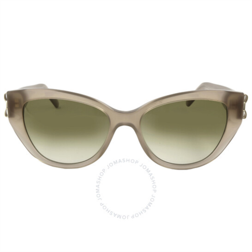 Salvatore Ferragamo Grey Cat Eye Ladies Sunglasses