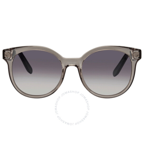 Salvatore Ferragamo Grey Gradient Round Sunglasses