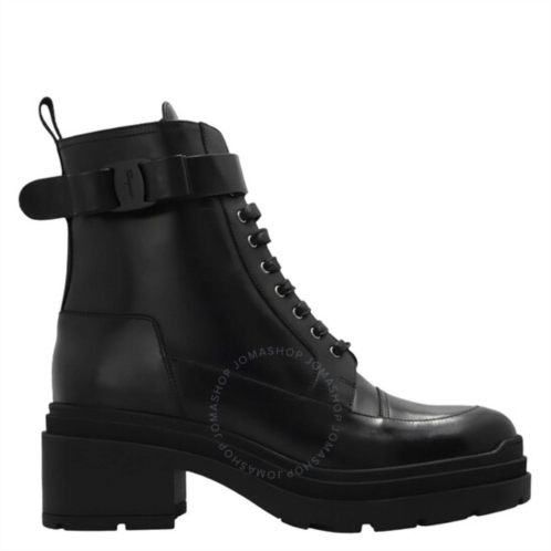 Ferragamo Salvatore Ladies Black Lober Ankle Boots, Size 5 C